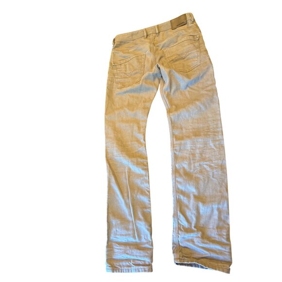 Diesel Krooley Mens Regular Slim-Carrot Jeans W31 Beige Streetwear - Picture 7 of 10